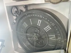 Vintage Skeleton Battery Powered Analogue Wall Clock