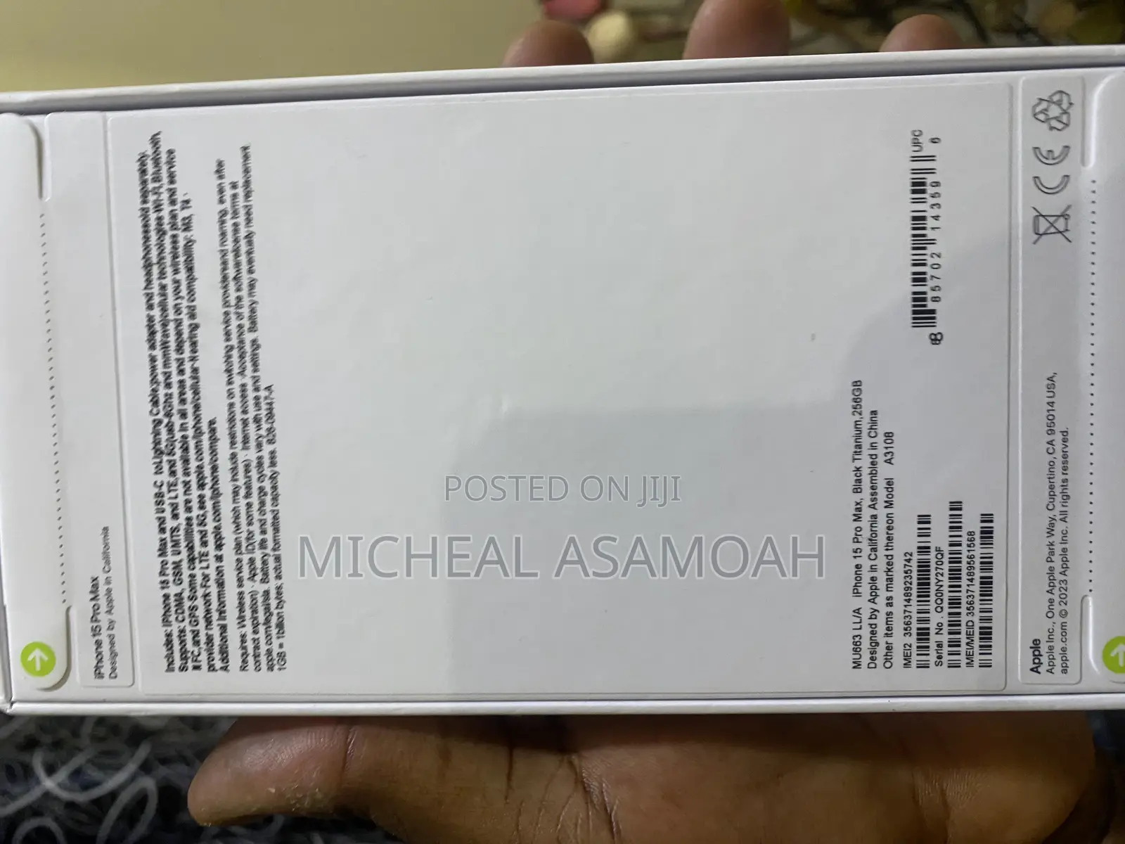 New Apple iPhone 15 Pro Max 256 GB White