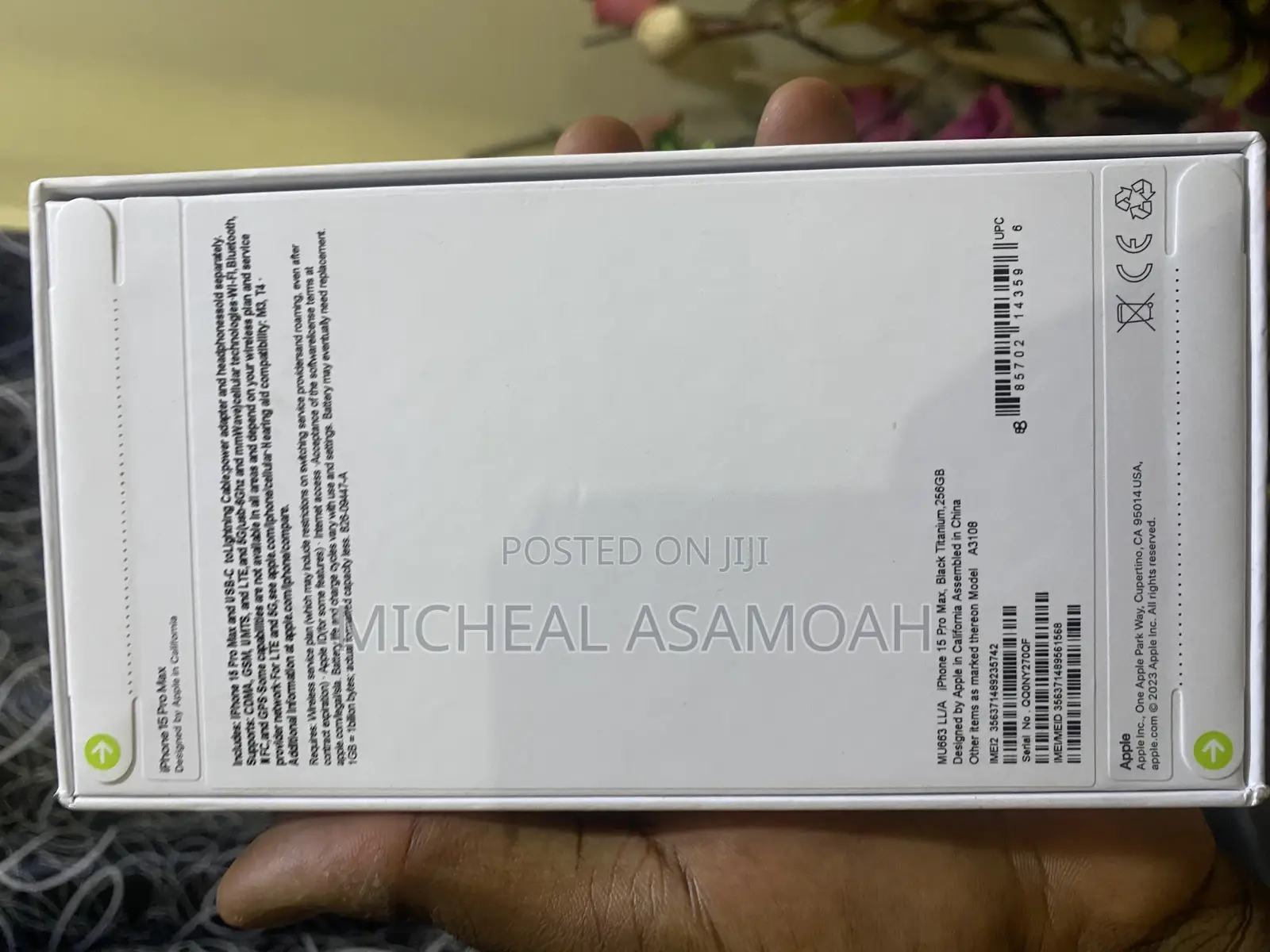 New Apple iPhone 15 Pro Max 256 GB White