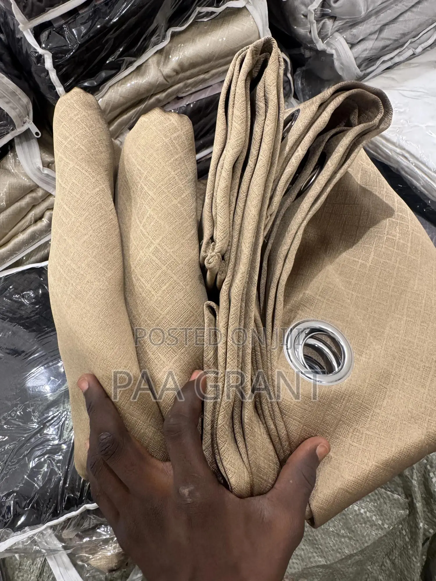 Premium Heavy Thick Drapes (2 PCS Black Out Curtains