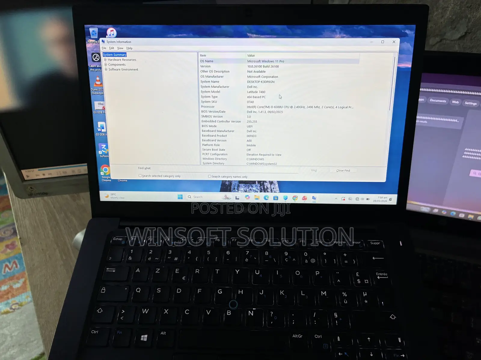 Laptop Dell Latitude 7480 8GB Intel Core i5 SSD 256GB