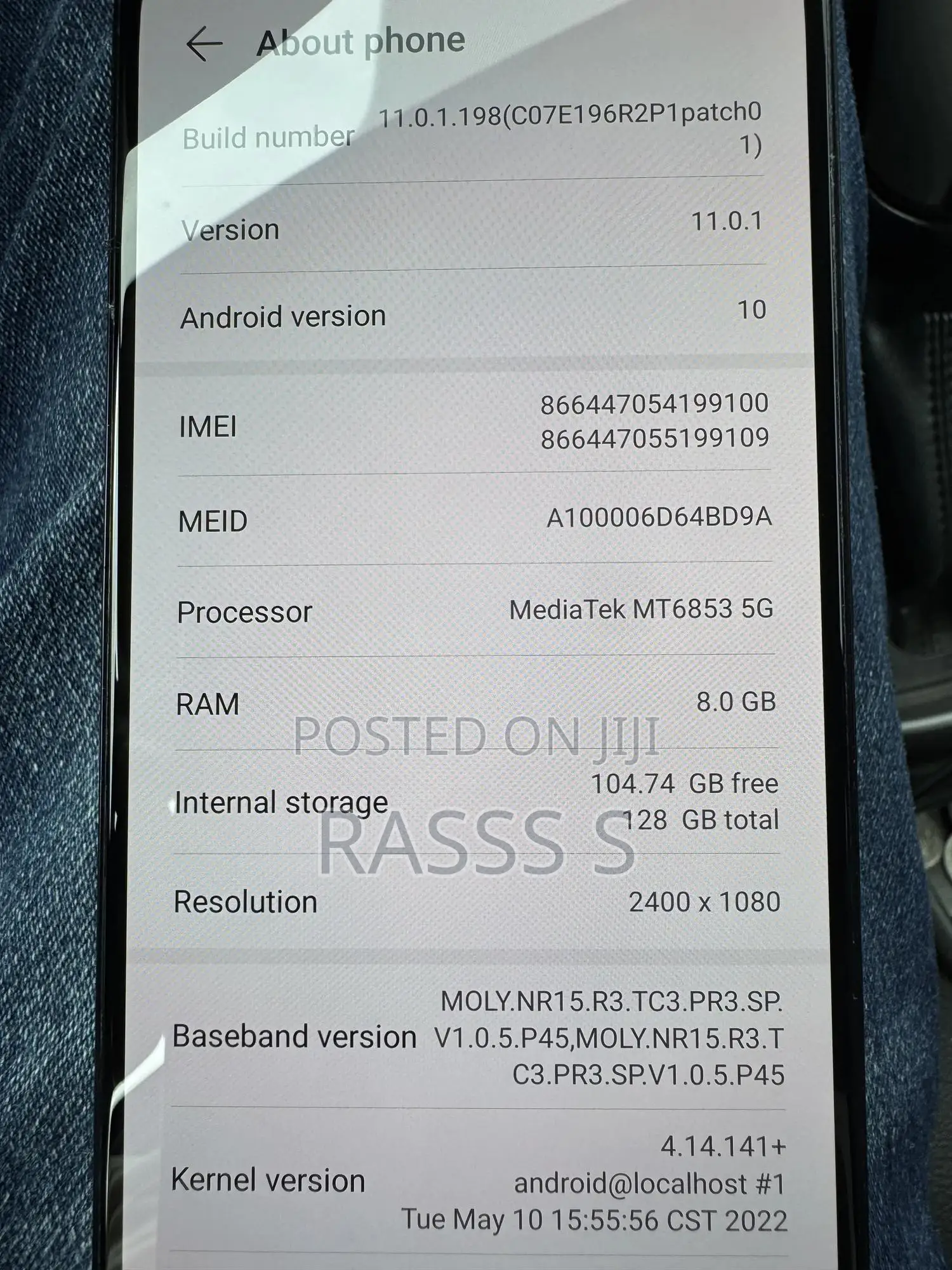 Mobile Phone 128 GB Black