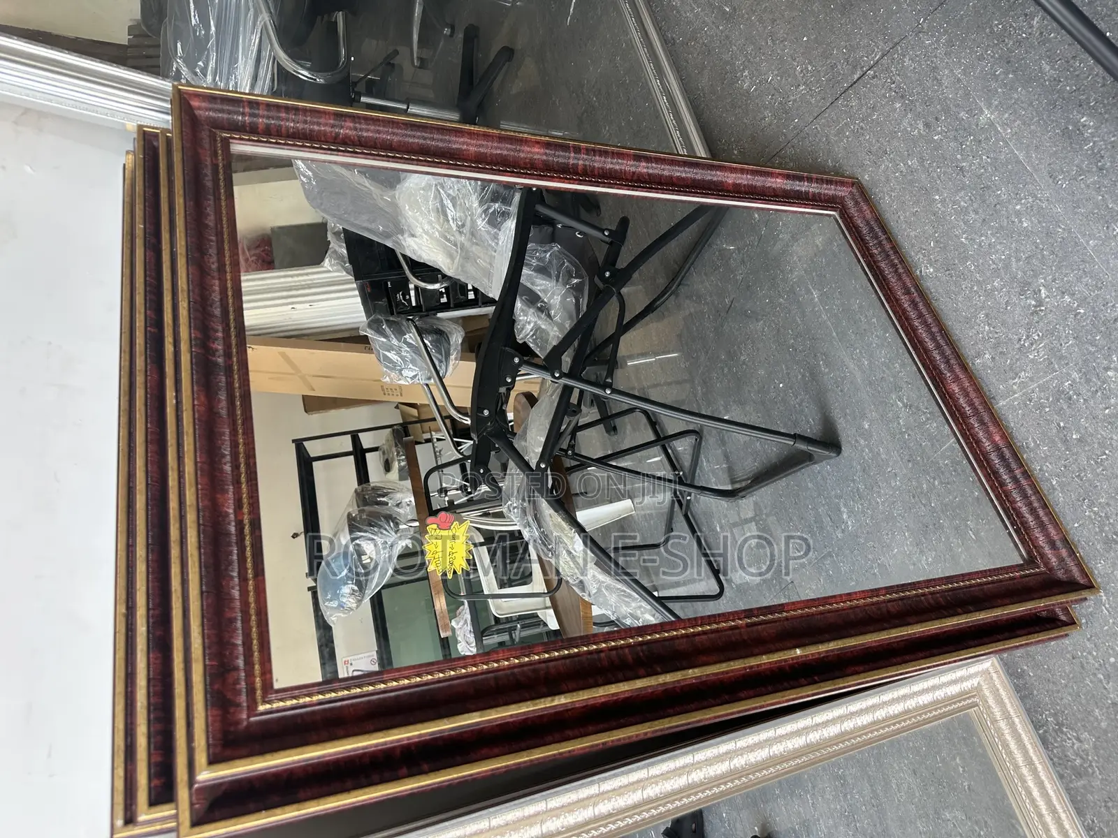 Hanging Wall Mirror With Frame