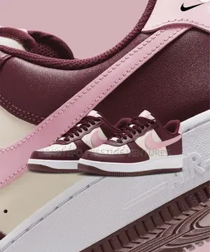 High Quality Burgandy Nike Af1