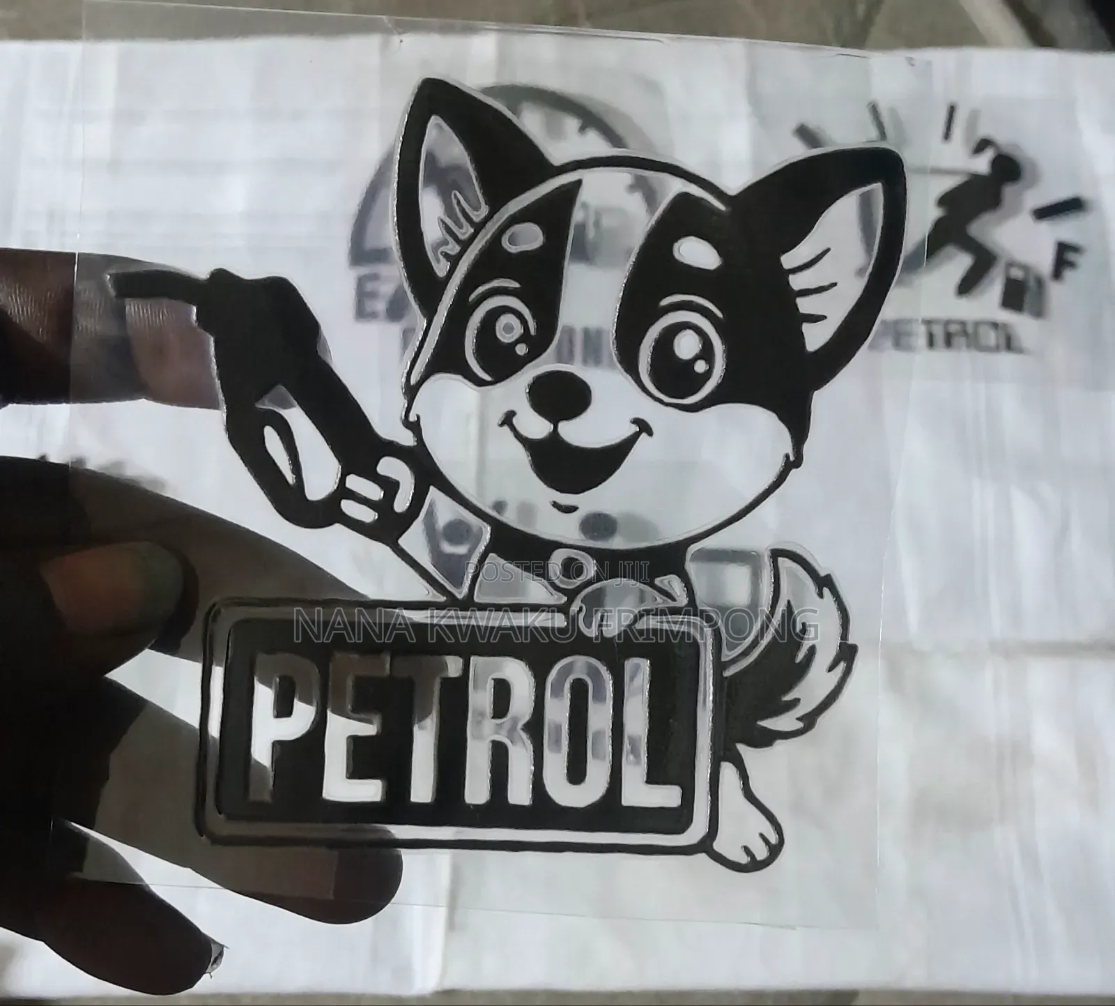 Uv 3d Car Petrol Tank Sticker Available
