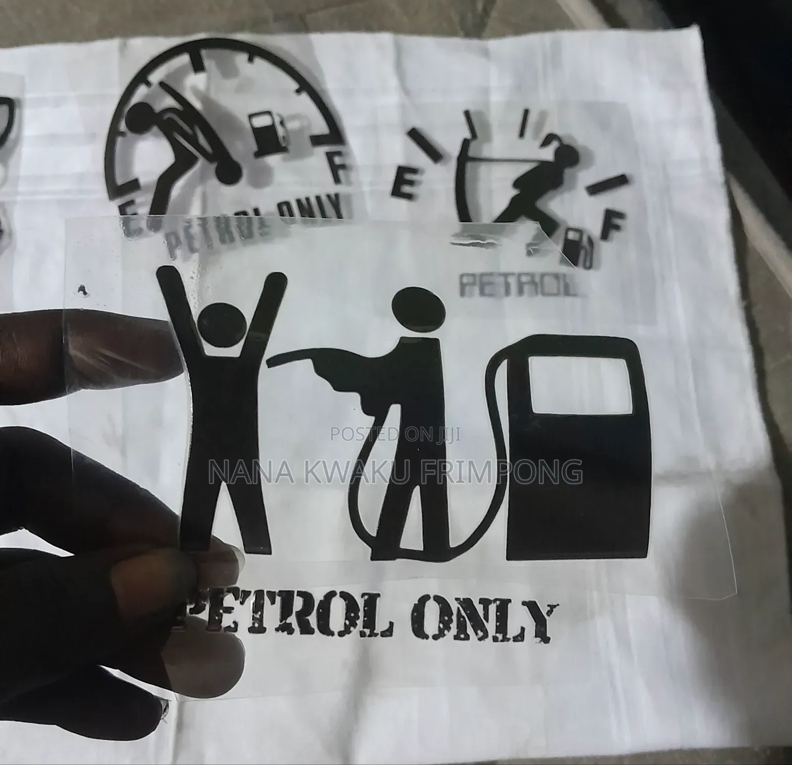 Uv 3d Car Petrol Tank Sticker Available