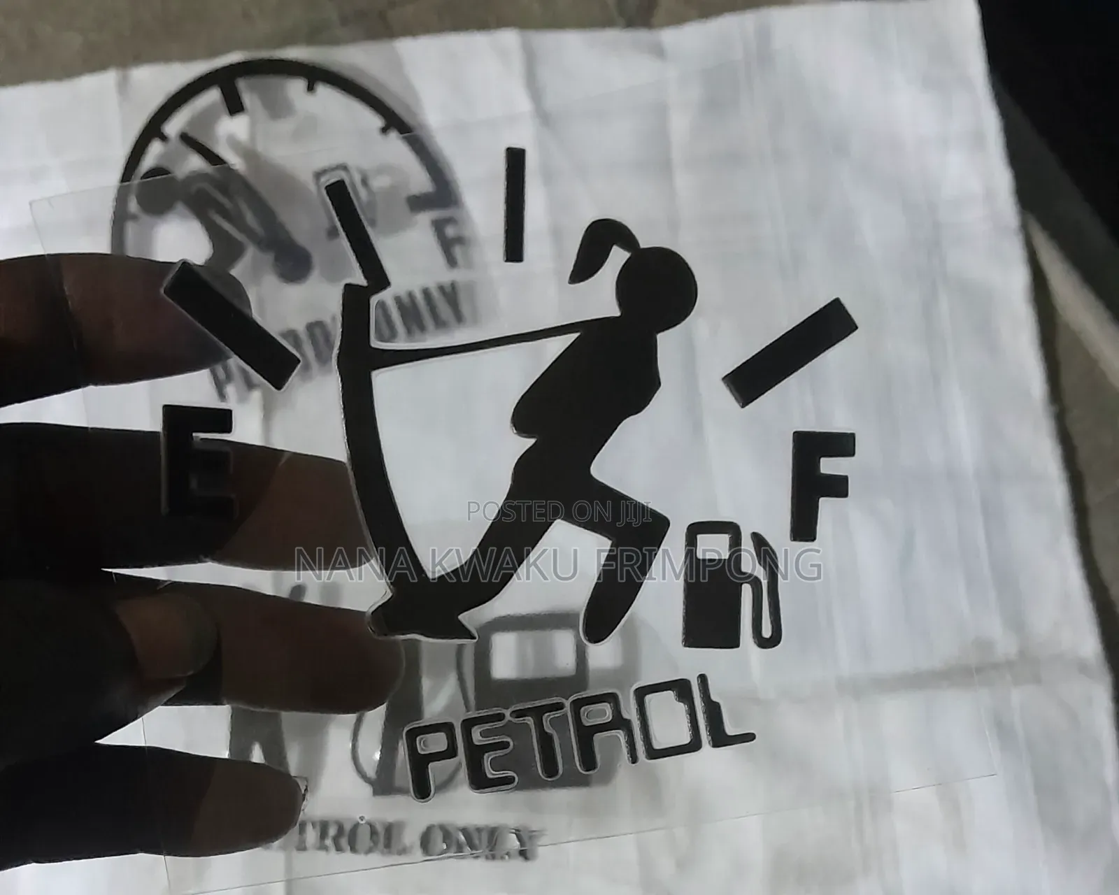 Uv 3d Car Petrol Tank Sticker Available