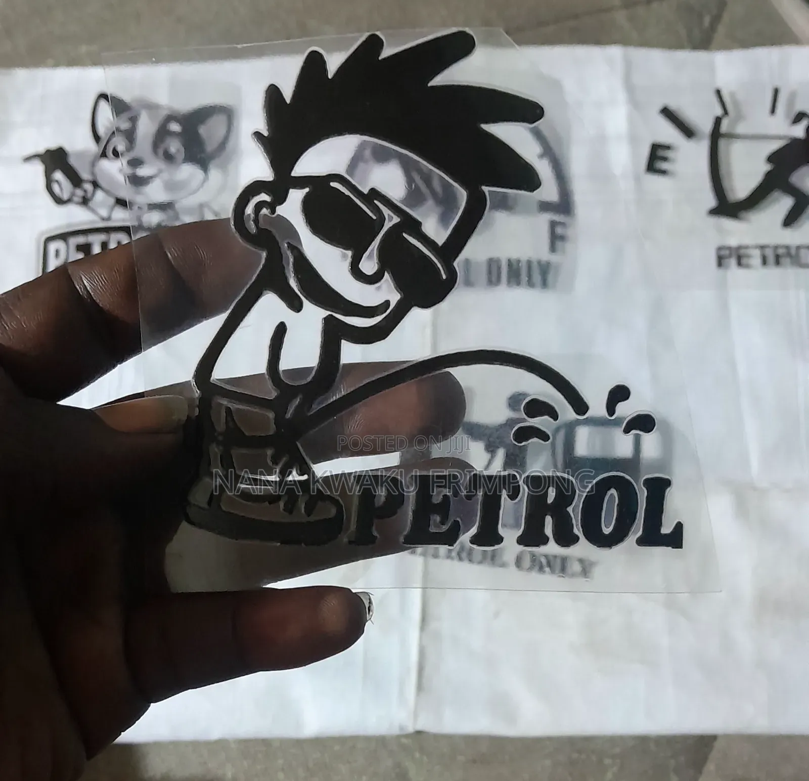 Uv 3d Car Petrol Tank Sticker Available