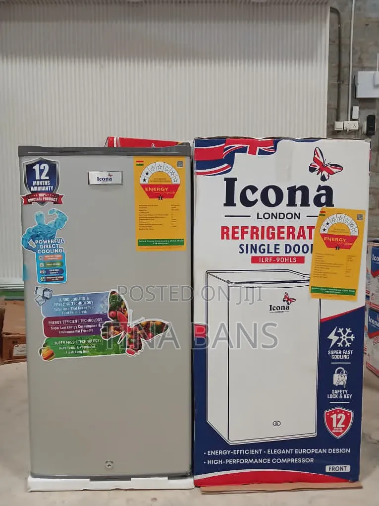 Icona London Table Top Single Door Refrigerator/Fridge