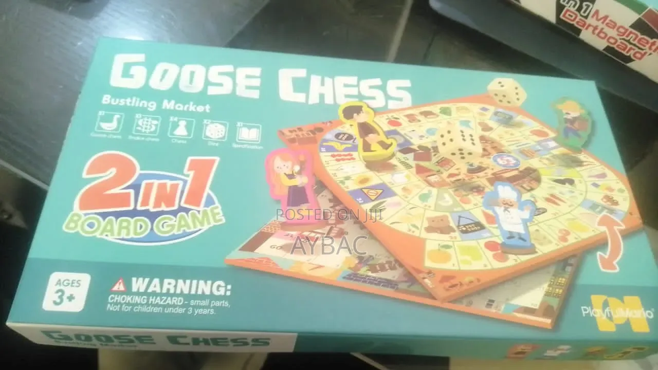 Goose Chess 2-in-1 Board Game – Fun Family Game for Kids