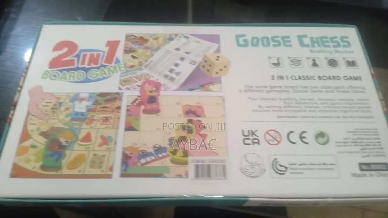Goose Chess 2-in-1 Board Game – Fun Family Game for Kids