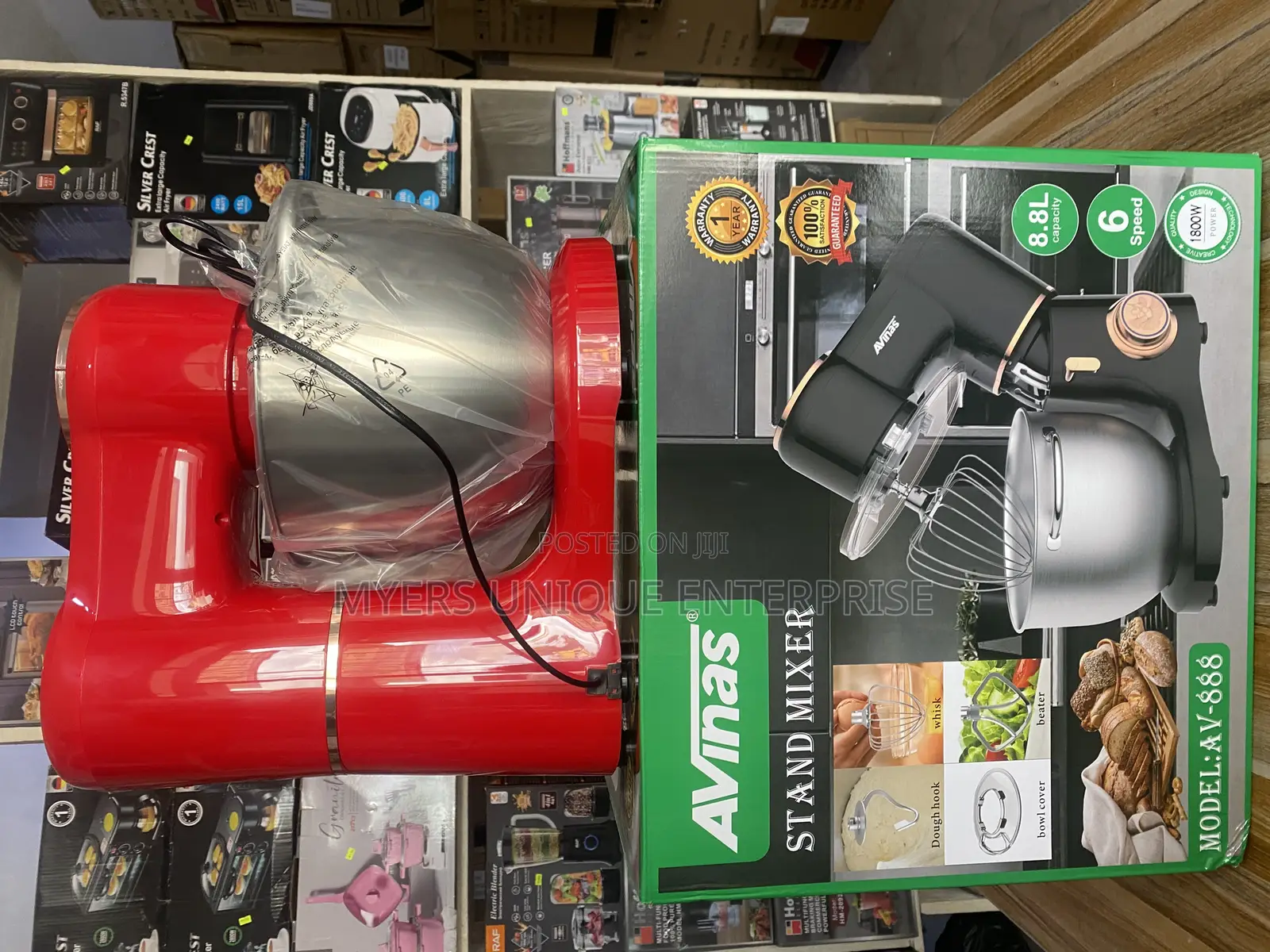 8.8l Electric Stand Mixer 6 Speed ( Delivery Is Free )