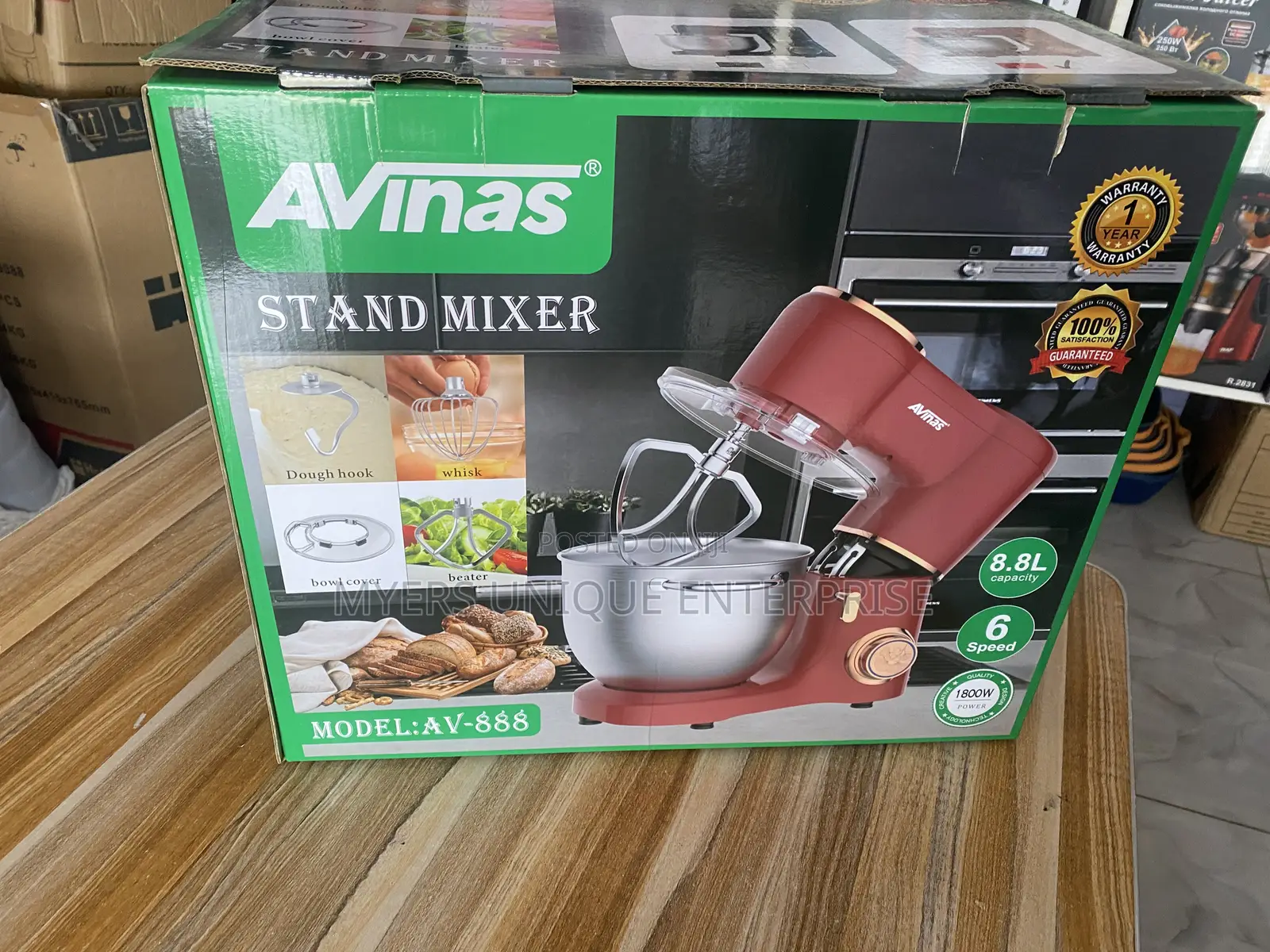 Electric Kitchen Stand Mixer (8.8l) ( Free Delivery)