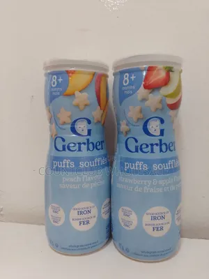 Gerber Puff Peach and Strawberry