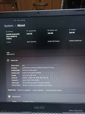 Laptop Acer Aspire 3 8GB Intel Pentium SSD 256GB