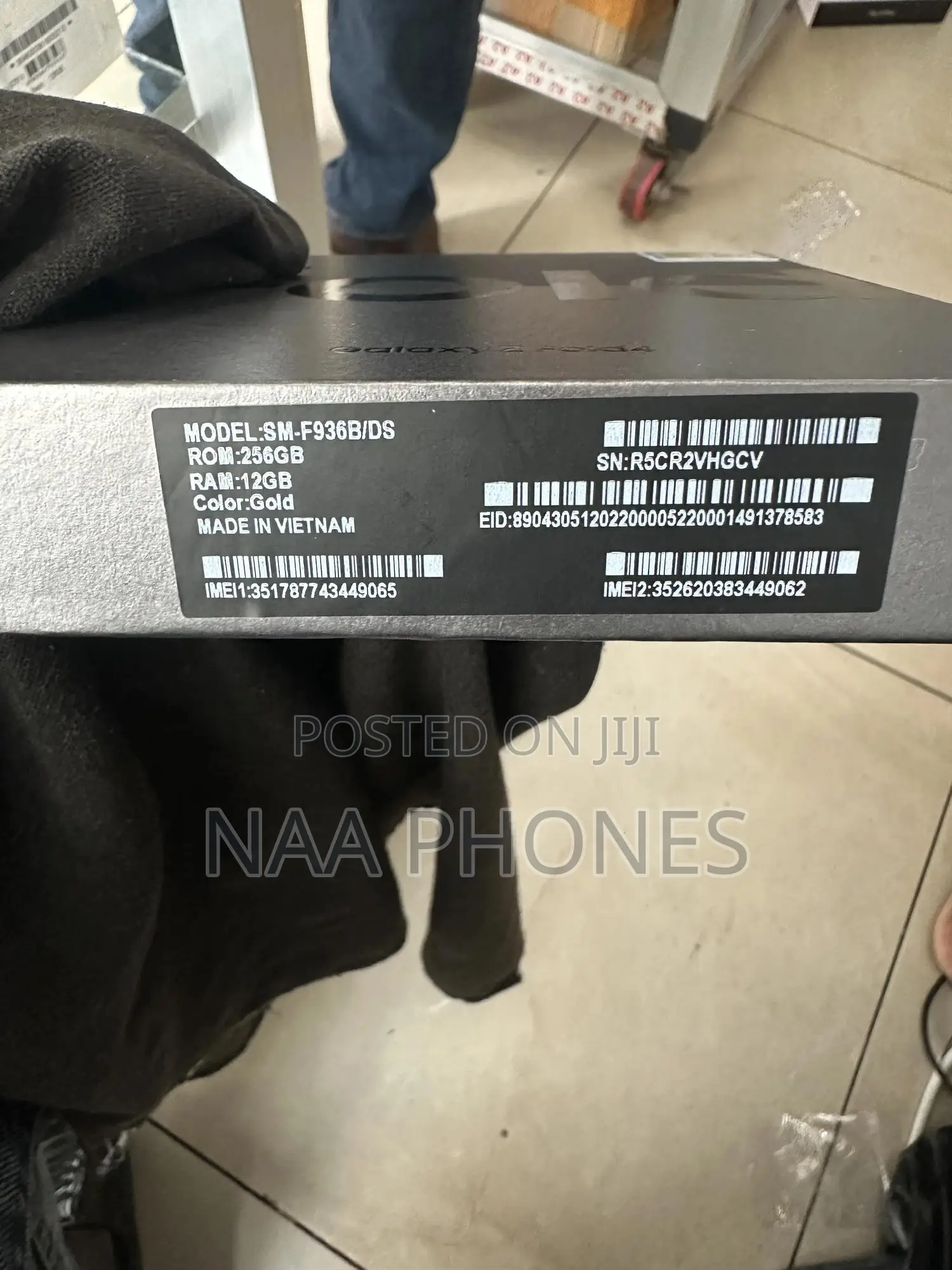 New Samsung Galaxy Z Fold4 256 GB Black