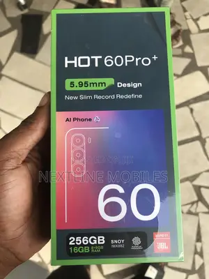 New Infinix Hot 60 Pro+ 128 GB Black