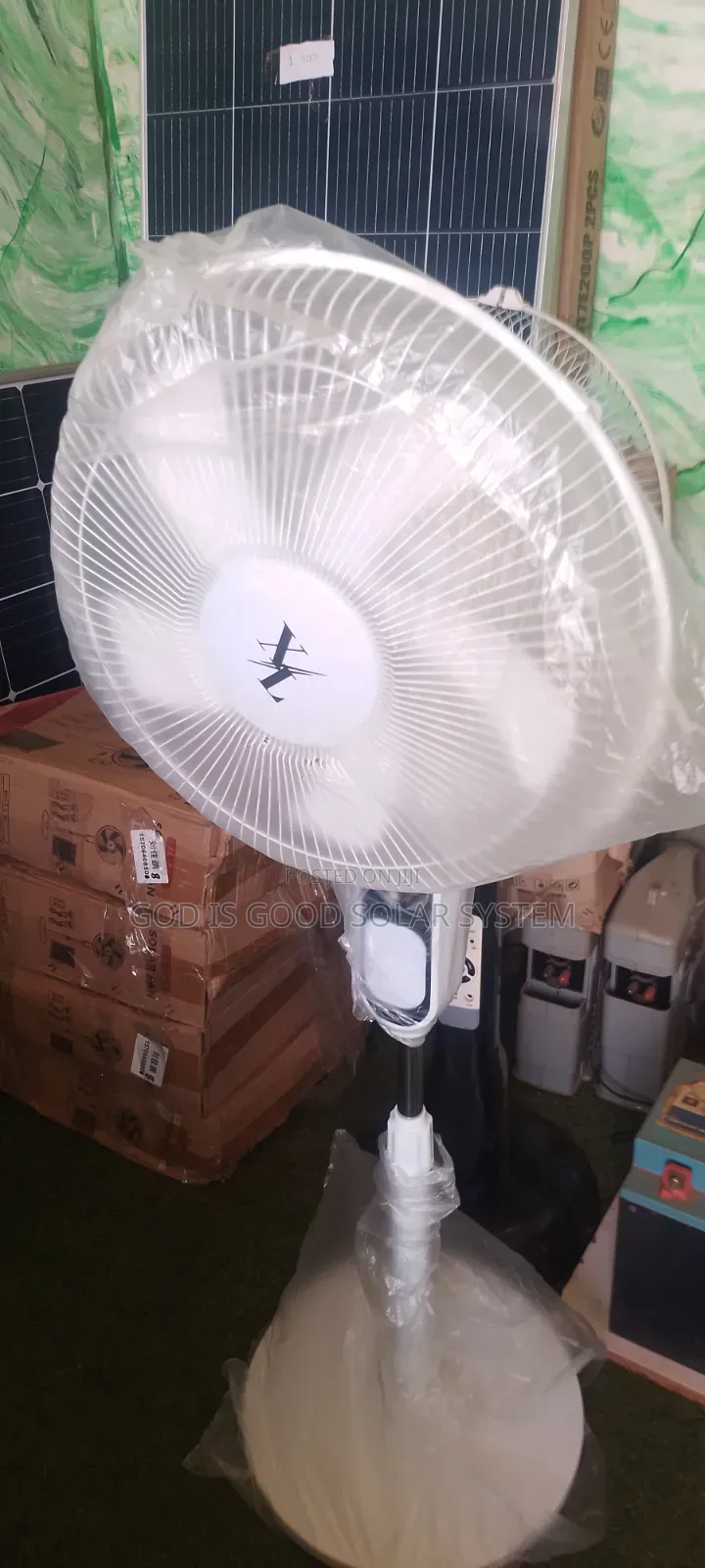 Solar Rechargeable Fan