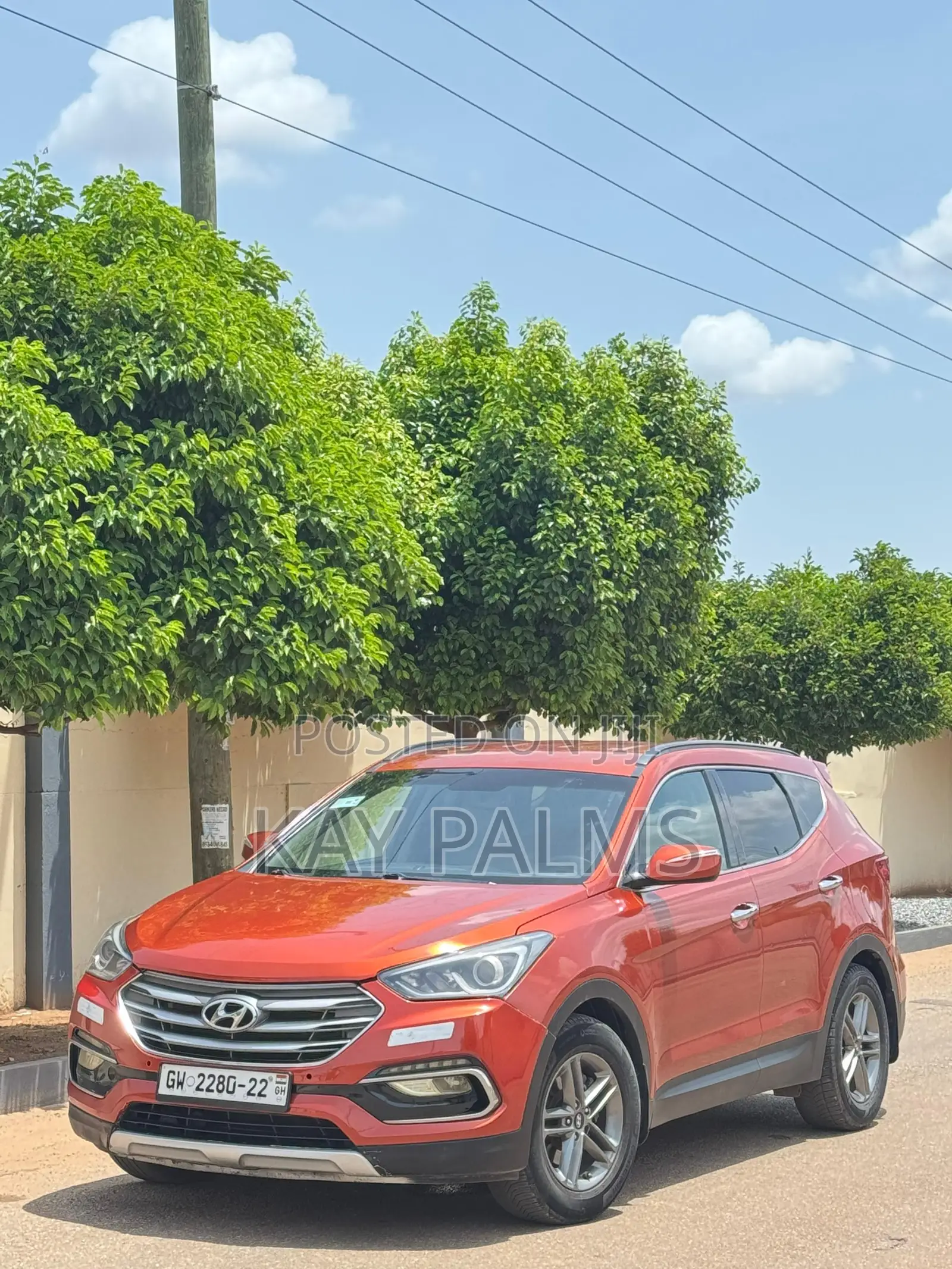 Hyundai Santa Fe 2017 Orange