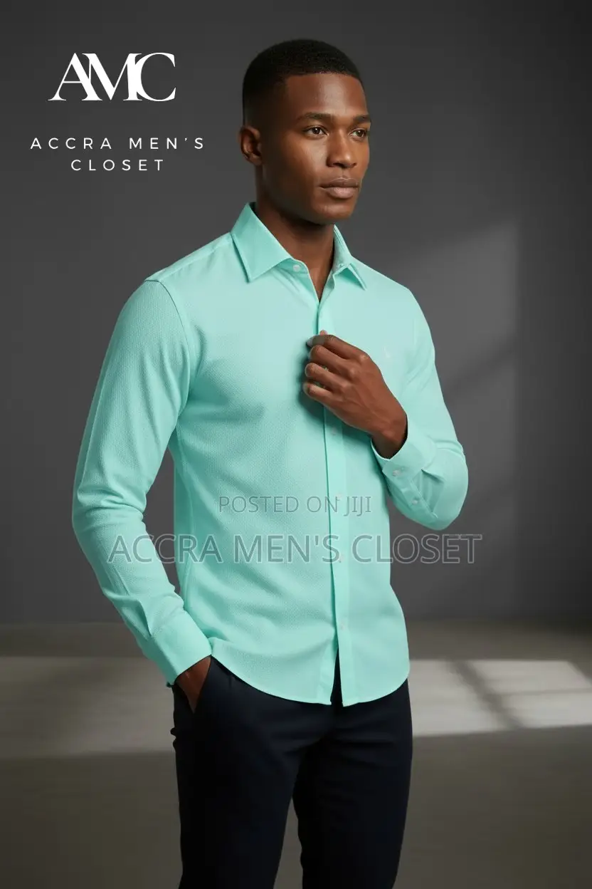 Men's Slim Fit Long Sleeve Shirts - Formal, Office Smart Casual