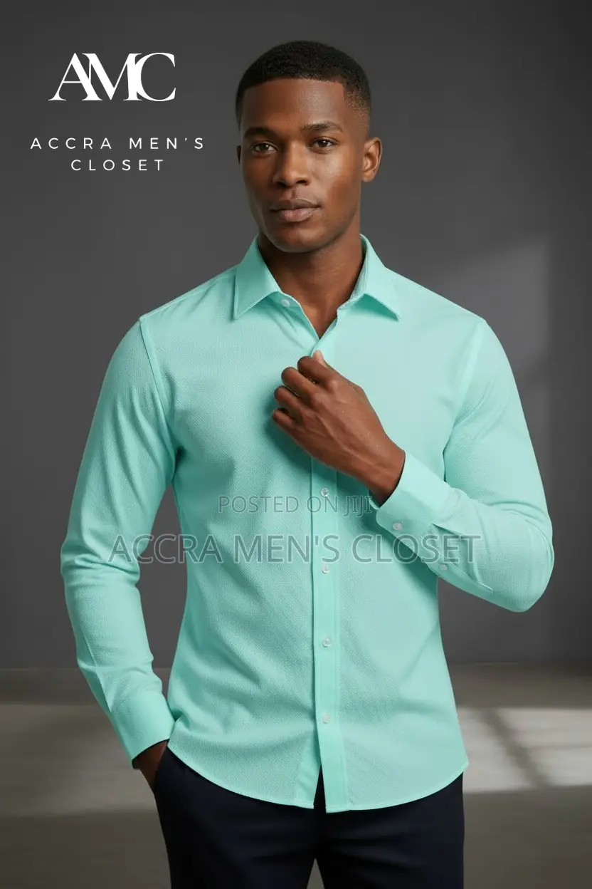 Men's Slim Fit Long Sleeve Shirts - Formal, Office Smart Casual