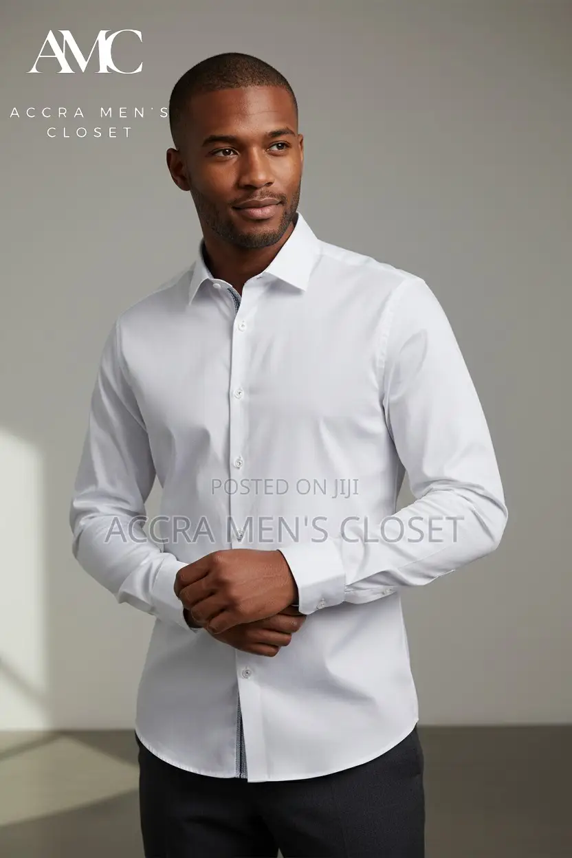 Men's Slim Fit Long Sleeve Shirts - Formal, Office Smart Casual