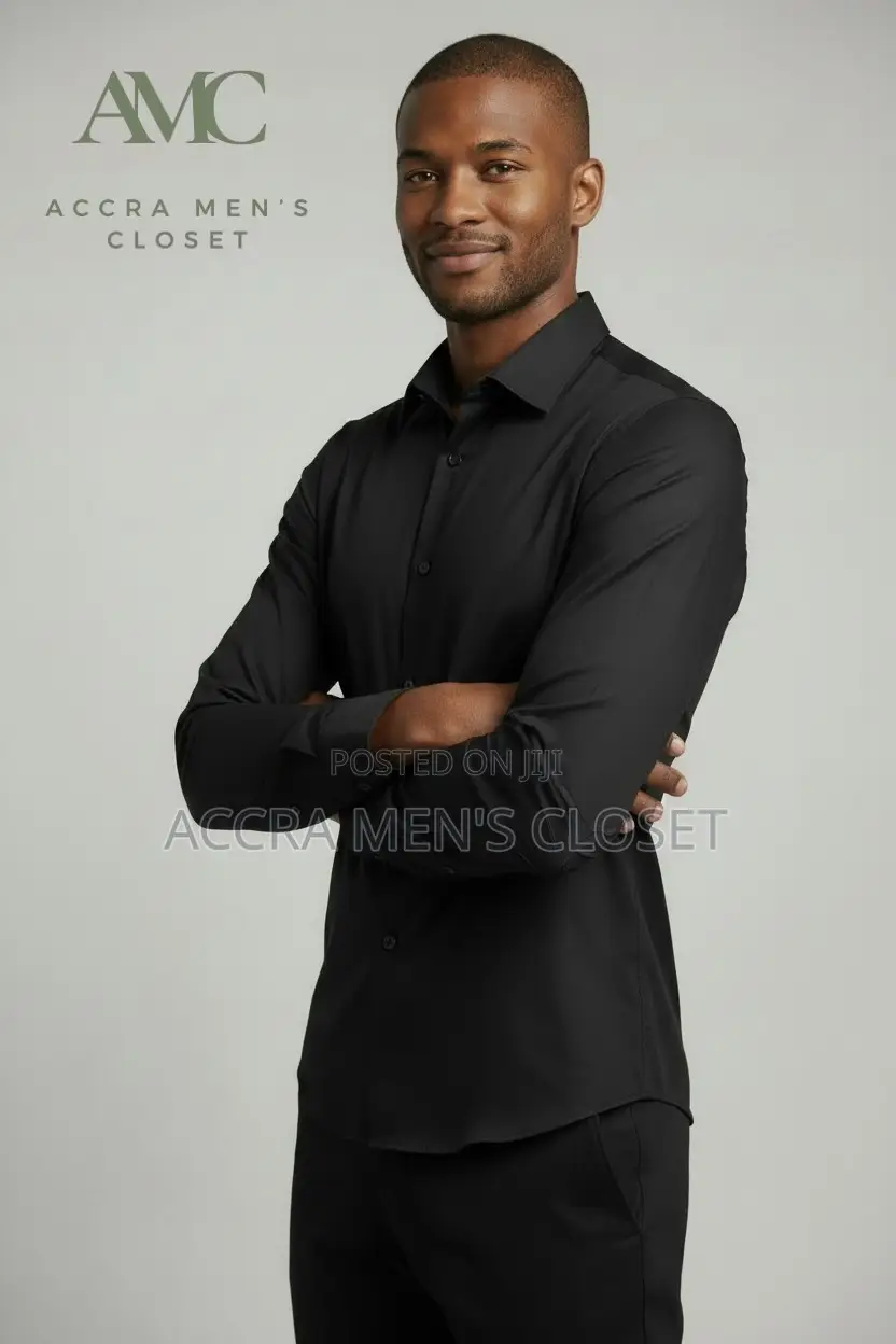Men's Slim Fit Long Sleeve Shirts - Formal, Office Smart Casual