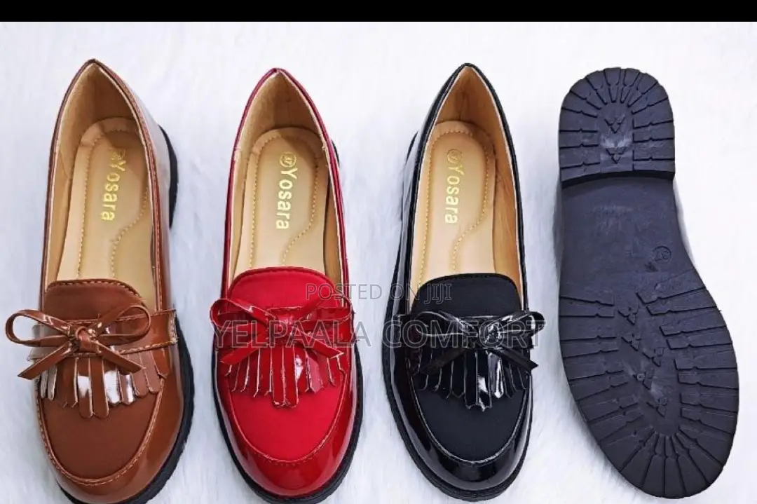 Original Yosara Ladies Mirror Shoes – Shiny Patent Loaf
