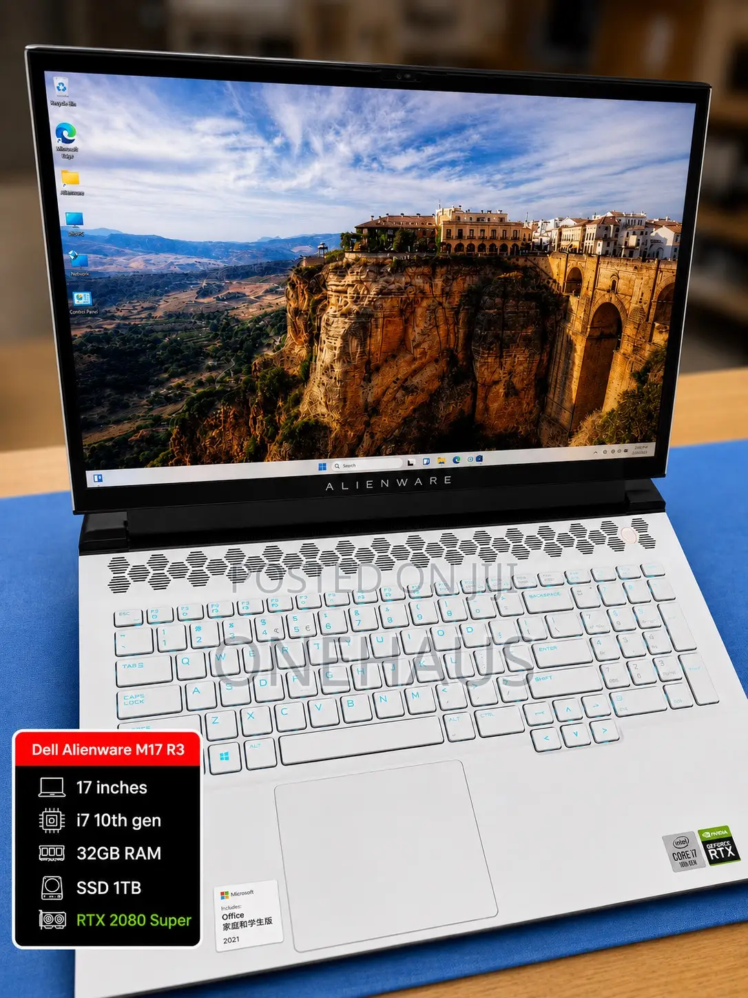 New Laptop Dell Allienware M18 R1 32GB Intel Core i7 SSD 1T