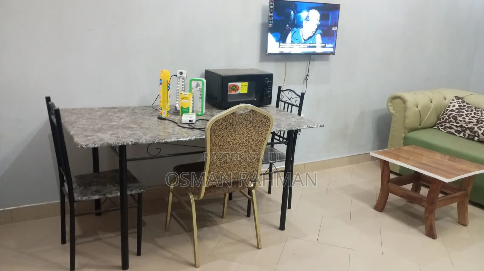Furnished 1bdrm Apartment in Sagnari Naa Ave, Tamale Municipal for rent