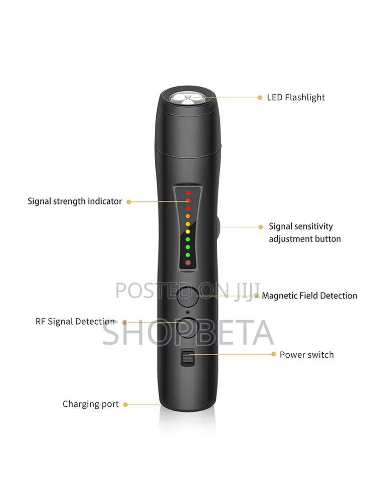 Noyafa JMS-110 3-in-1 Anti-Spy Detector for GPS Tracer, Bug Camera