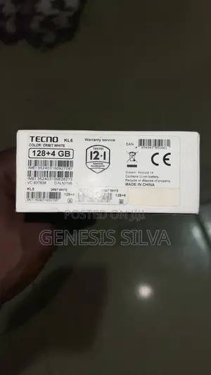 Tecno Spark 30C 128 GB White