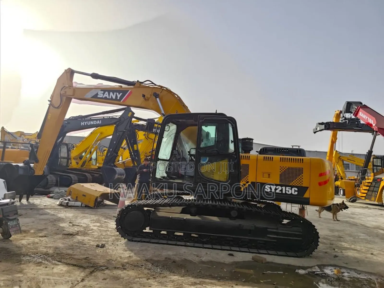 XCMG and Sany 215 China Machine