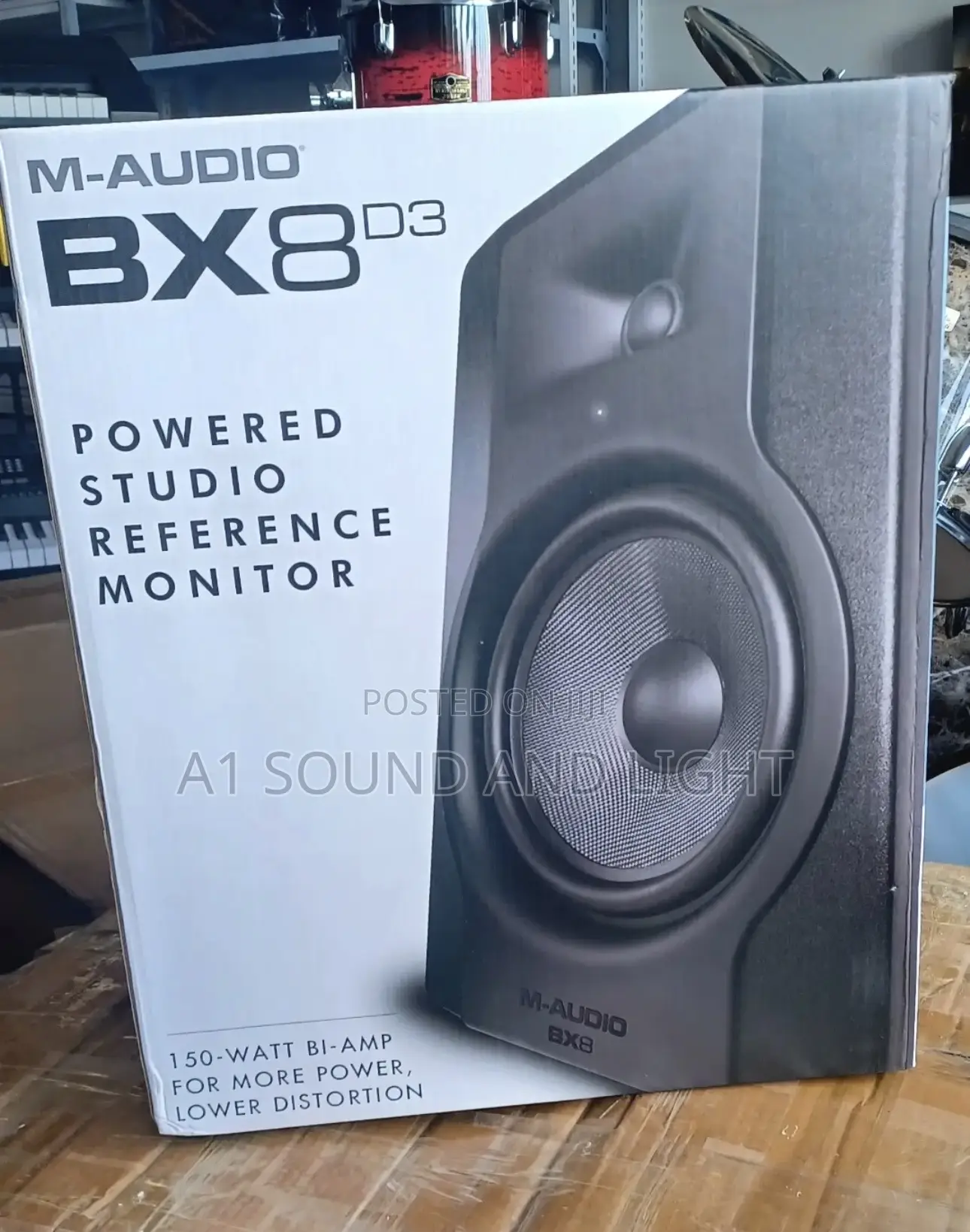 M-Audio Bx8 D3 150-Watts Bi-Amplifier Studio Monitors