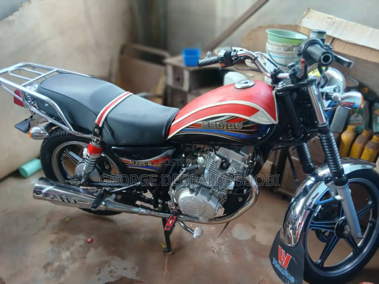 Haojue HJ125-8K 2024 Black
