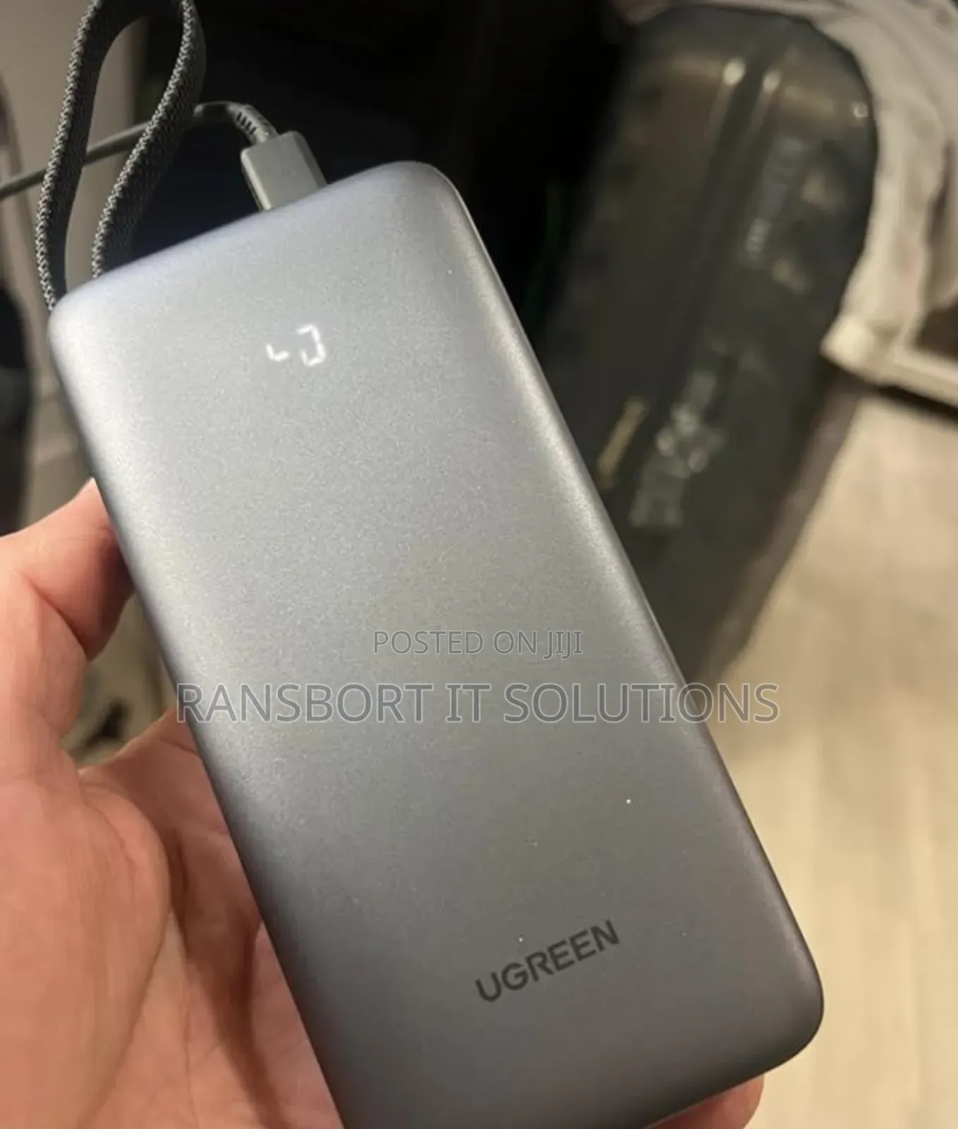 Ugreen Nexode Power Bank 20000mah 45w With Built-in Cable, Portable