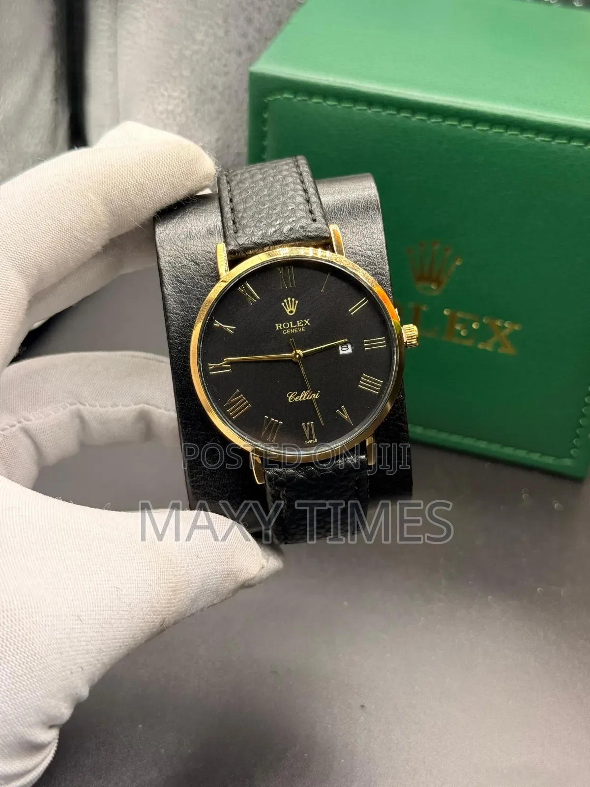 Original Rolex Leather Watches