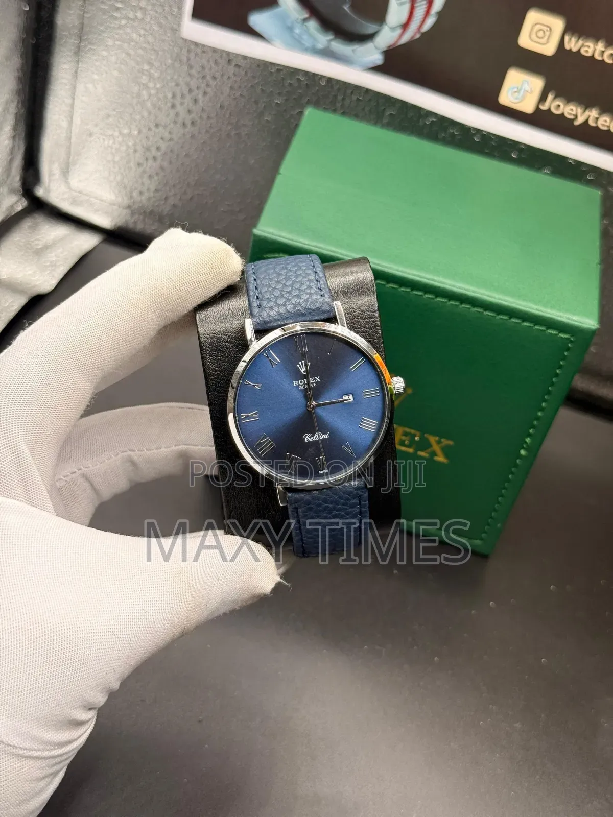 Original Rolex Leather Watches