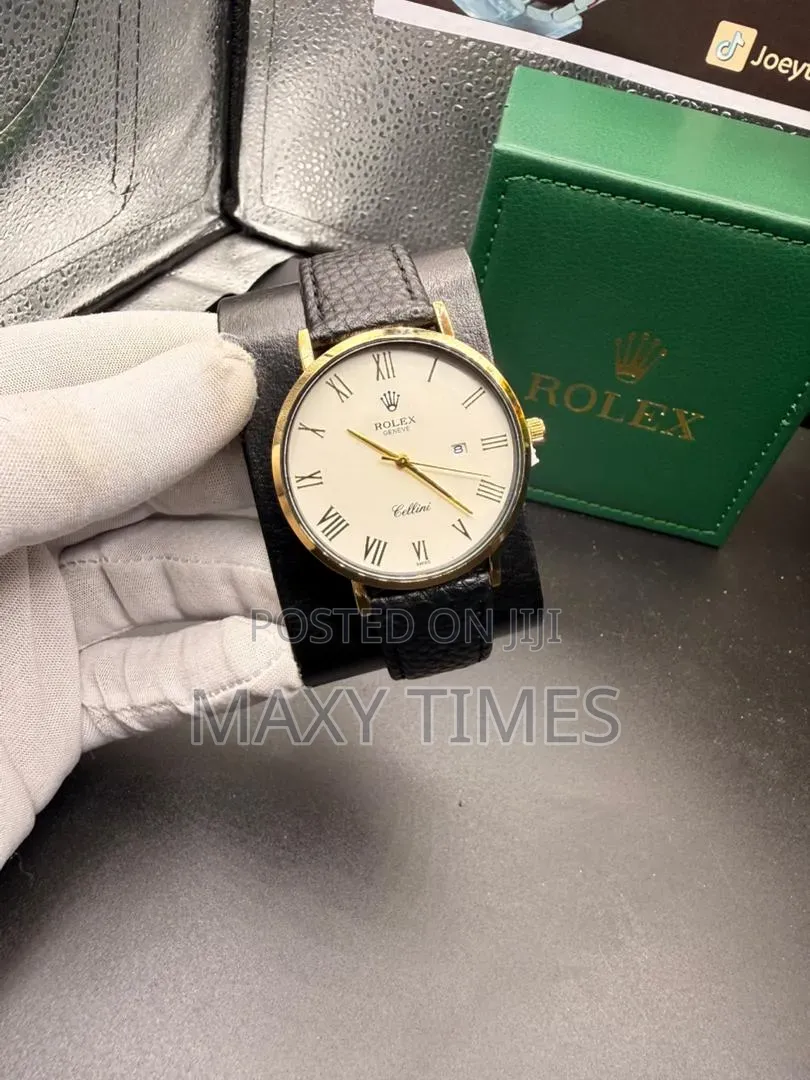 Original Rolex Leather Watches