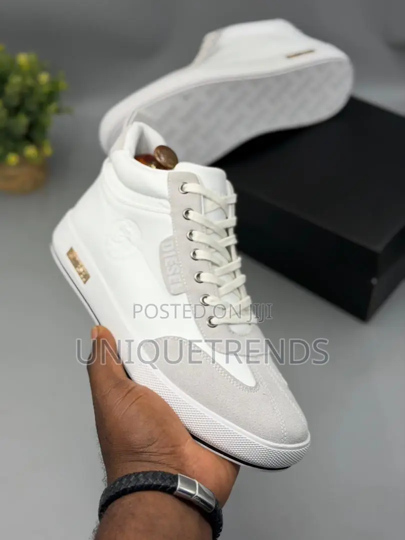 Diesel All White Sneakers
