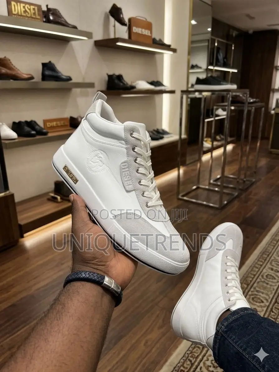 Diesel All White Sneakers