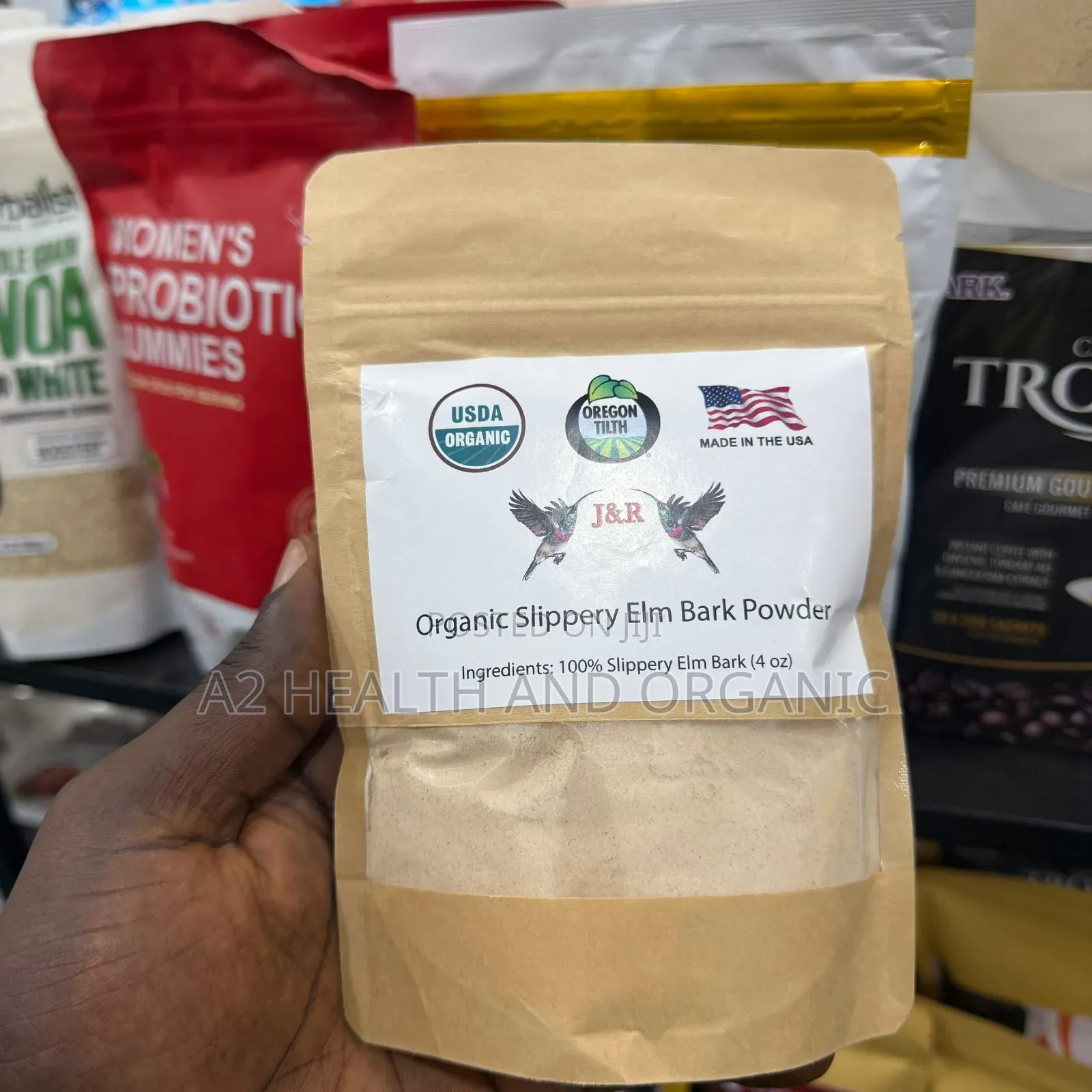 Organic Slippery Elm Bark Powder