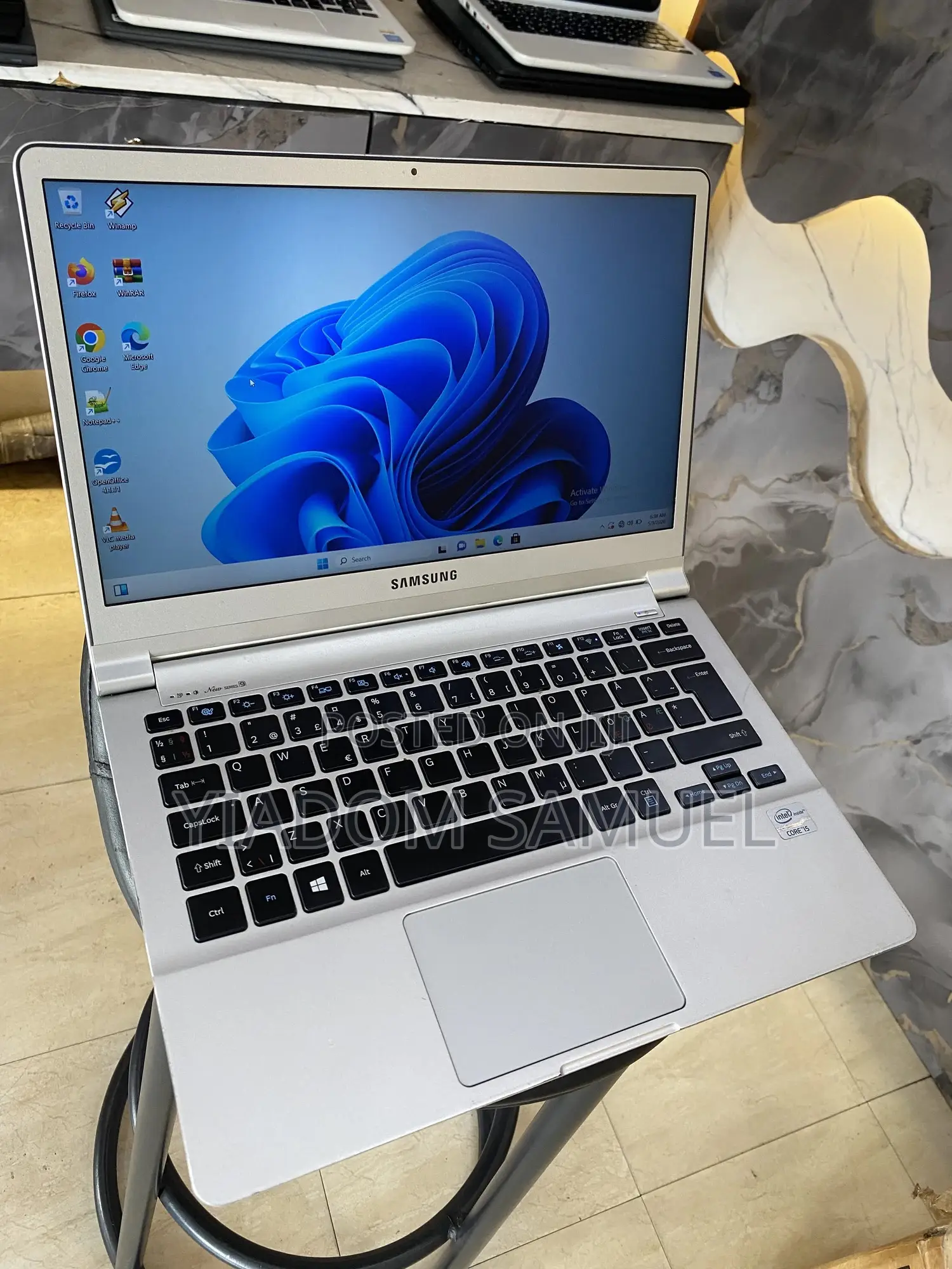 Laptop Samsung NP900X3D 4GB Intel Core i5 SSD 128GB