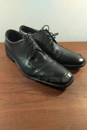 Joseph Abboud Men’S Shoes Classic Black Leather From Italy