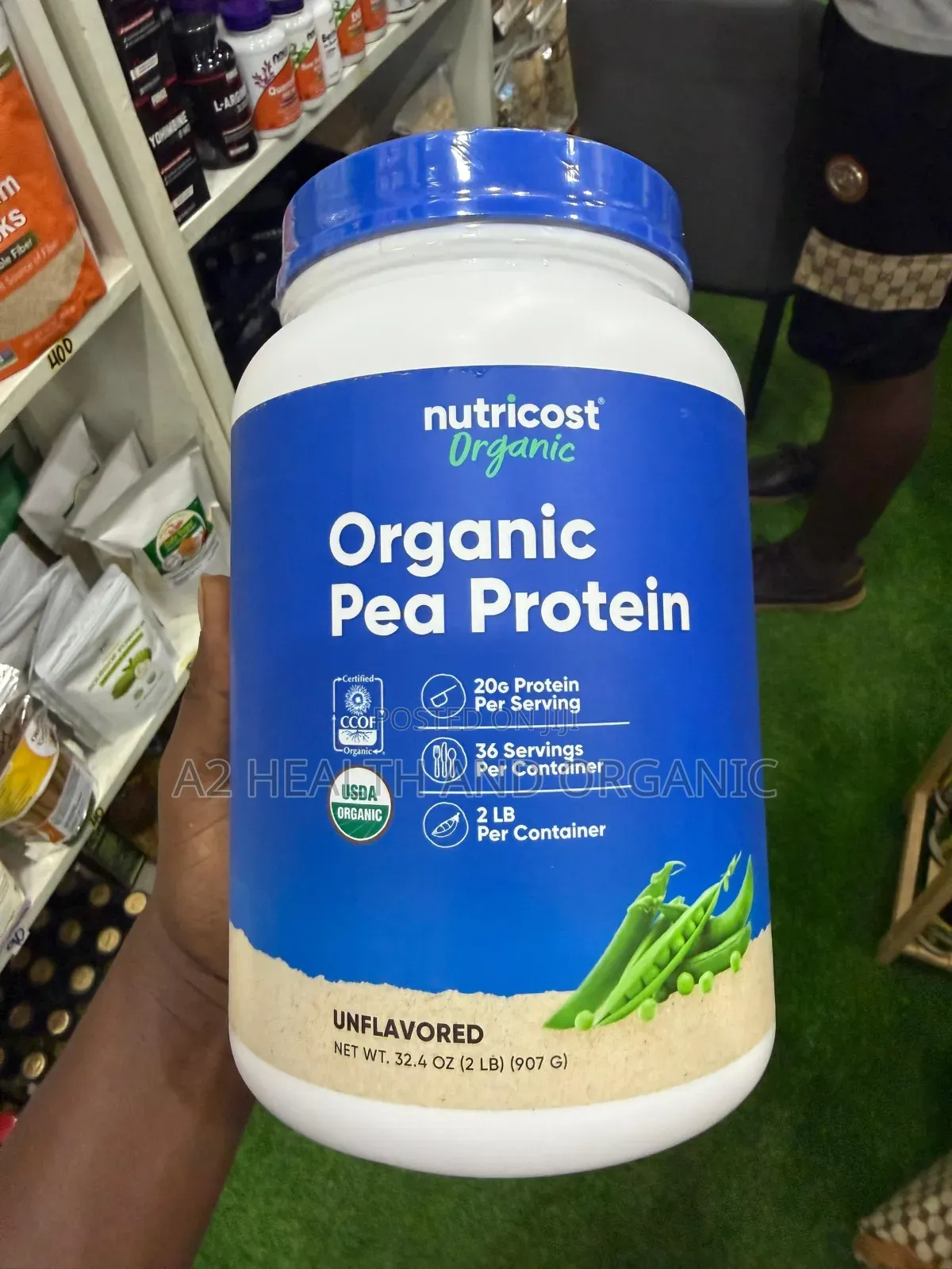 Nutricost Organic Pea Protein Powder