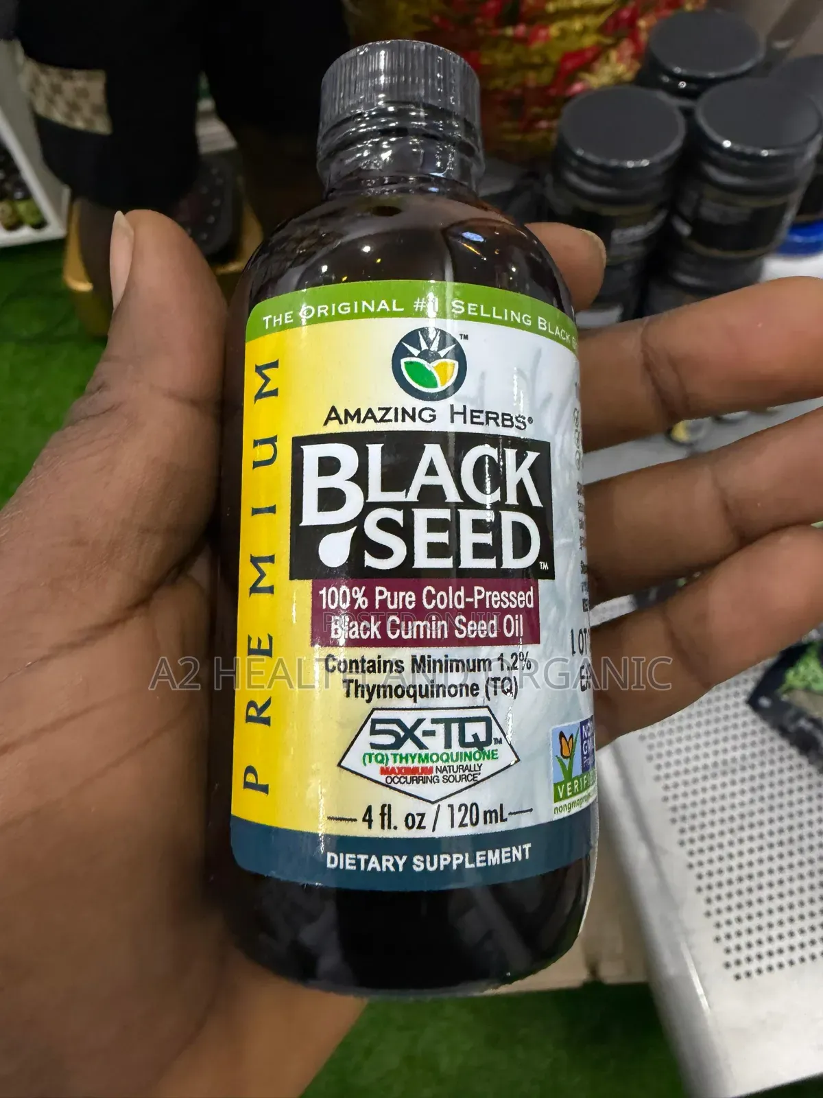 Amazing Herbs Premium Black Cumin Seed Oil Cold Pressed