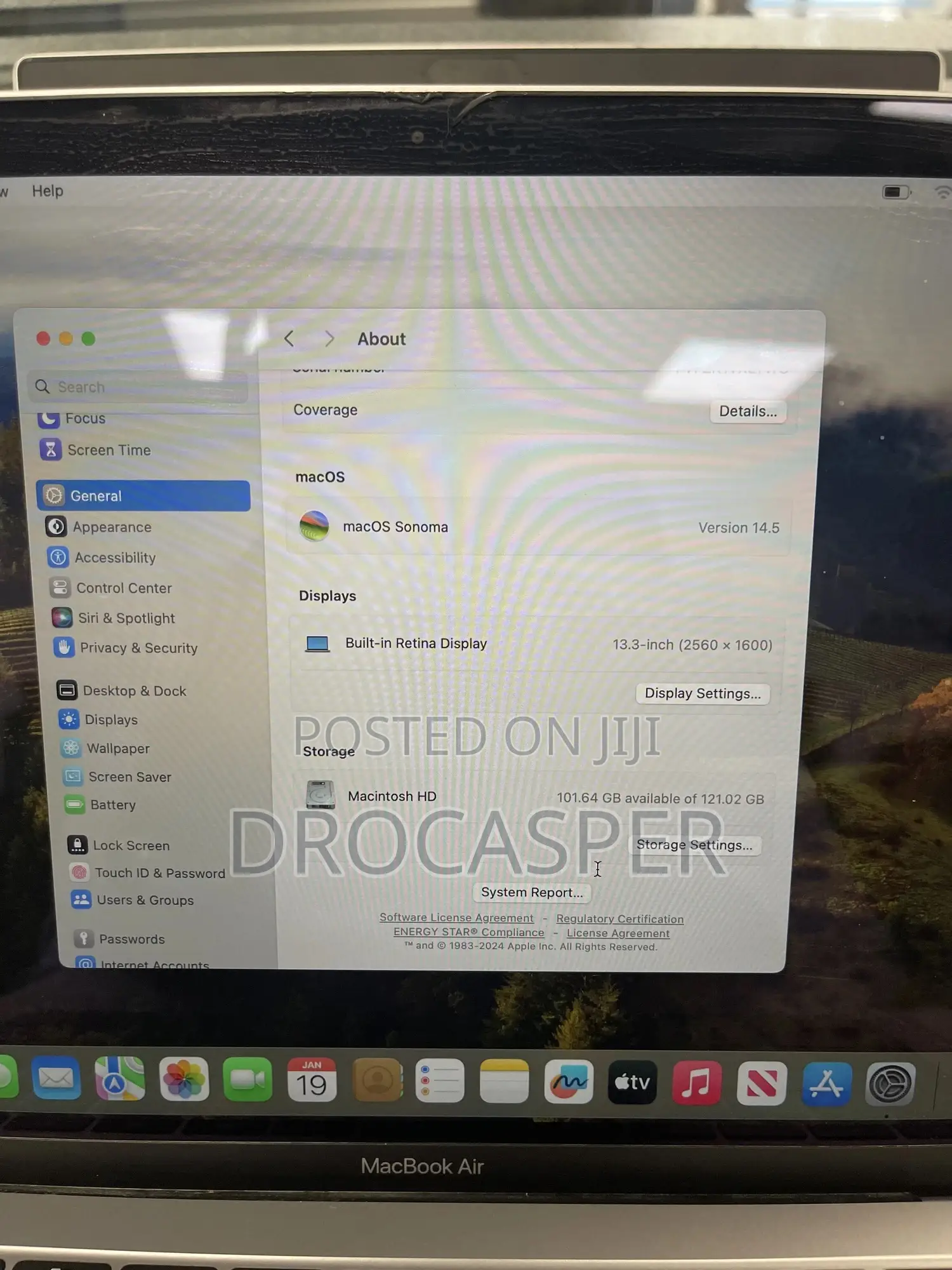 Laptop Apple MacBook Air 2019 8GB Intel Core i5 SSD 128GB
