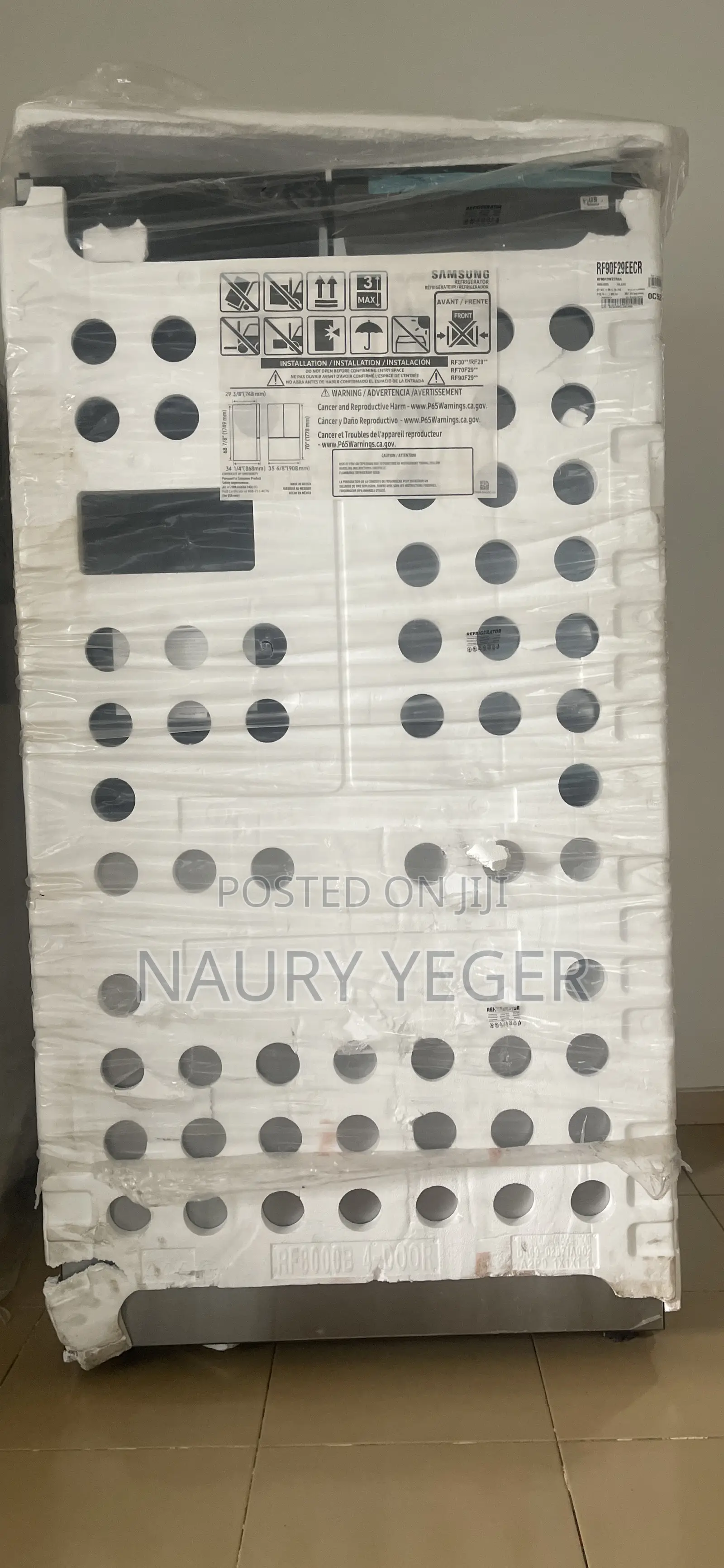 Samsung Bespoke Ai Fridge 29-Cu Ft 4 -Door 36in Wide