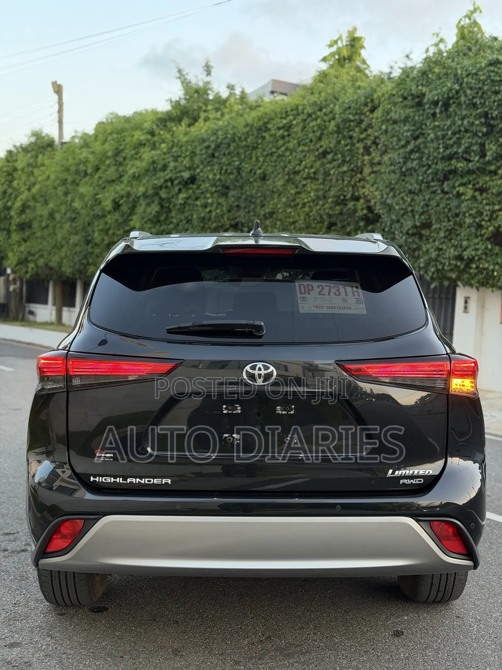 Toyota Highlander Limited AWD 2023 Black