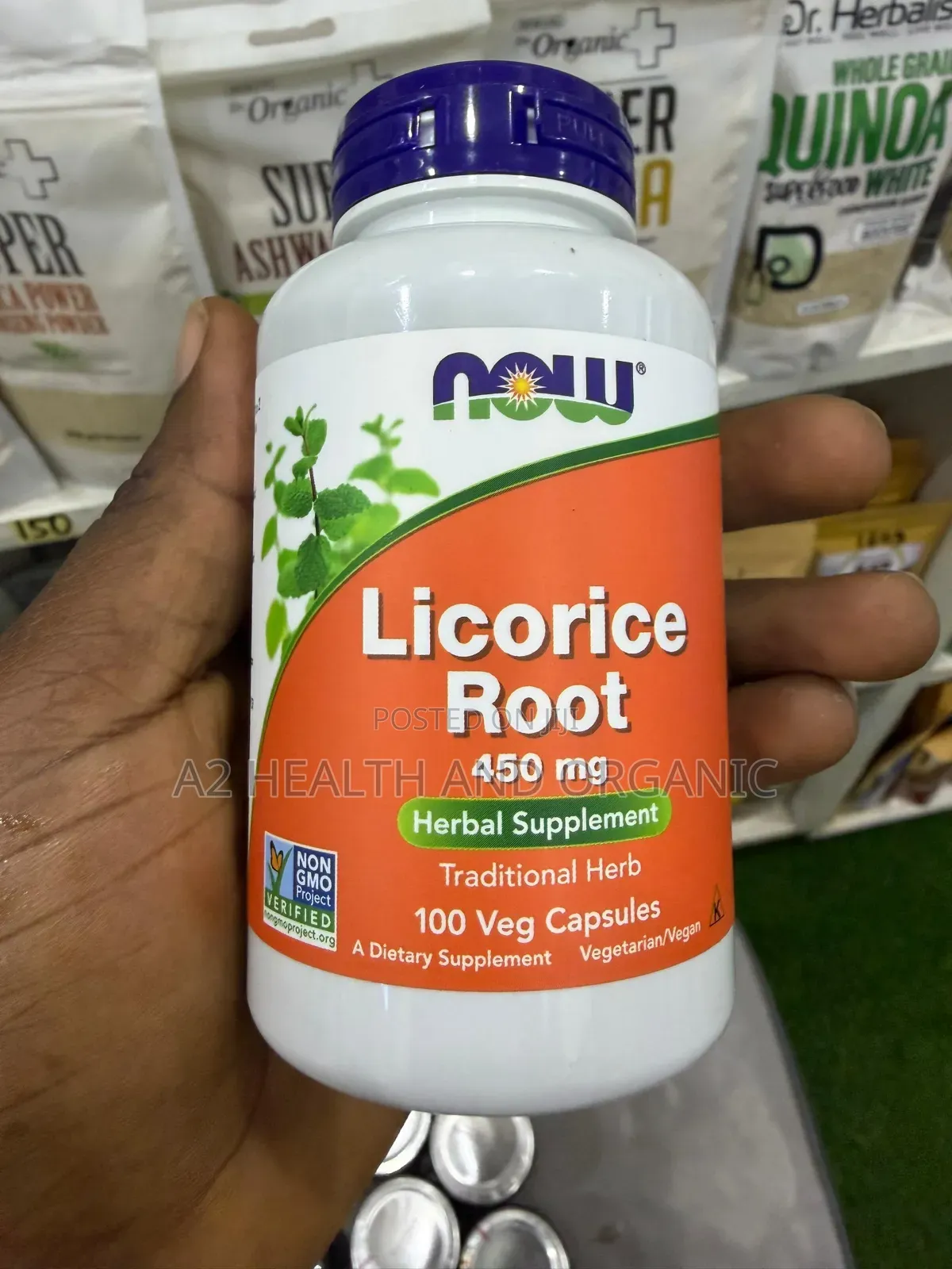 Now Licorice Root Capsules 450mg